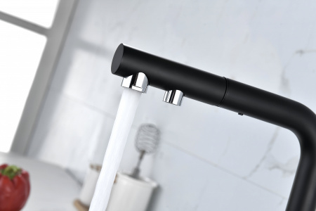 Смеситель для кухни Paulmark SERPENTINE Se213222-401(AN), антрацит