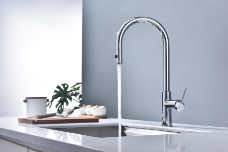 Смеситель для кухни Paulmark GALANT Ga213077-CR, хром