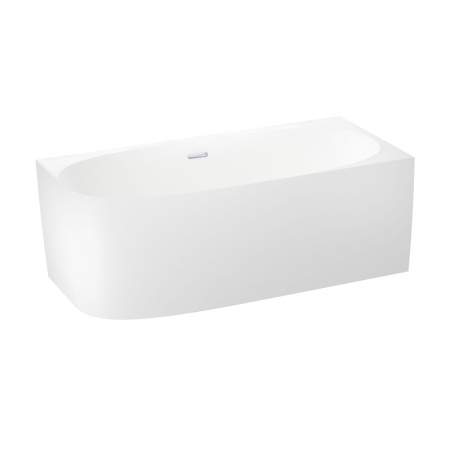 Акриловая ванна в наборе 4 в 1: пристенная ванна (правый разворот), каркас, экран, слив-перелив Wellsee Belle Spa 2.0 235806001