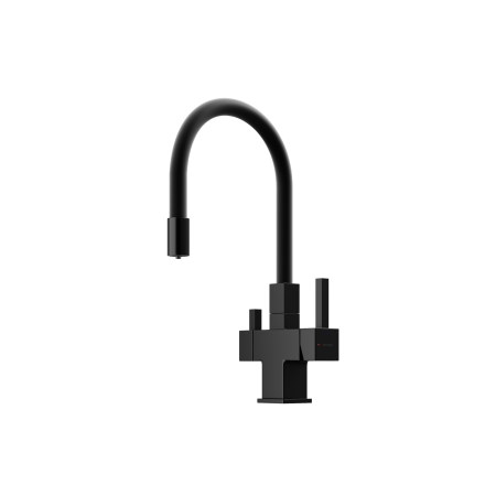 Смеситель для кухни SANCOS Arno с гибким изливом и возможностью подключения фильтра для воды, цвет Черный матовый, арт. SC4005MB