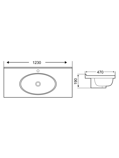 Раковина врезная WeltWasser WW SK DEILBACH 7507-120