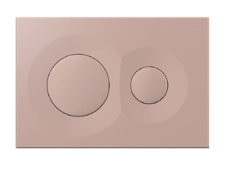 Кнопка смыва ISVEA Dome 54DM0108I для инсталляции Durezza цвет лососевый матовый 54DM0108I