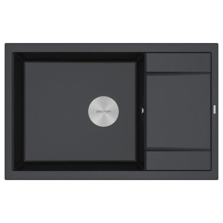 Мойка Paulmark FLUGEN 60 PM317850-BL 500х780х200 мм, IT-GRANIT, черный