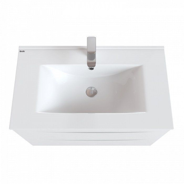 Тумба с раковиной IDDIS Cloud 80 подвесная белая (CLO80W0i95K)