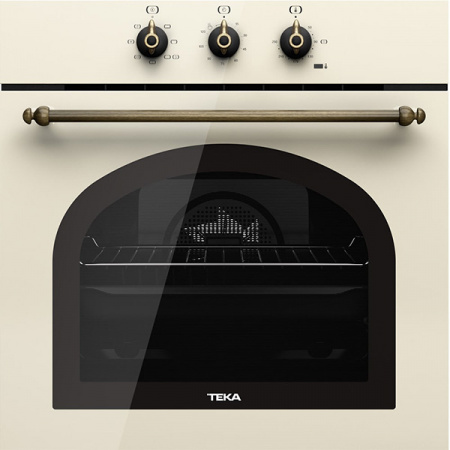 Комплект техники: Духовка TEKA HRB 6100 VNB BRASS с варочной панелью TEKA TBR 6420 и вытяжкой TEKA LS 60 BEIGE / BRASS 