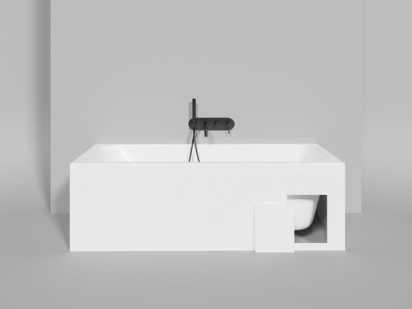 Ванна встраиваемая Salini ORLANDA KIT 170x70 покраска по RAL полностью, S-Stone, матовый 102121MF