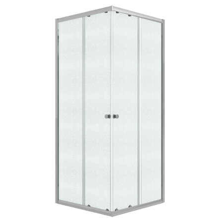 Душевое ограждение Niagara Eco NG-1009-14QMT (90х90х190) квадрат,раздвижное,хром,стекло матовое,1 место