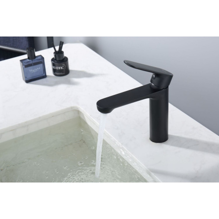 Смеситель для раковины Splenka S222.10.06, черный