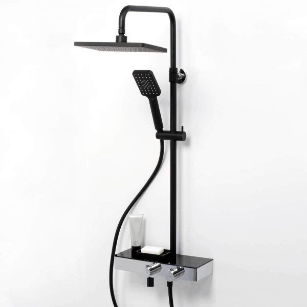Душевой комплект с термостатическим смесителем WasserKRAFT  BK11401CB