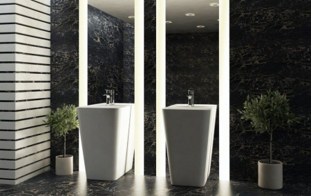 Раковина ISVEA Sott'Aqua напольная 500*420*830 цвет белый матовый 10SQ37001SV-2L