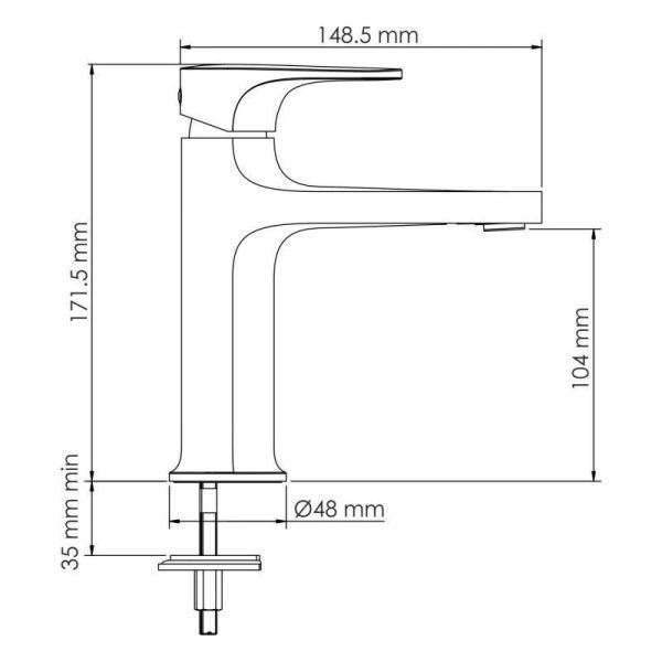 Смеситель для раковины Wasserkraft Havel 3603