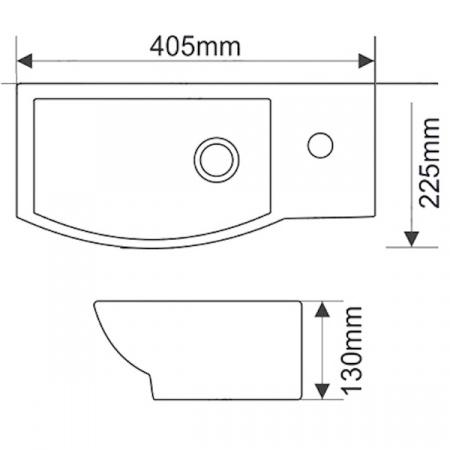 Раковина Melana MLN-7947AL