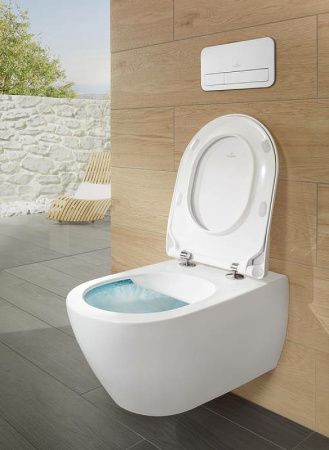 Унитаз подвесной Villeroy&Boch Subway 2.0 5614R201 с сиденьем микролифт