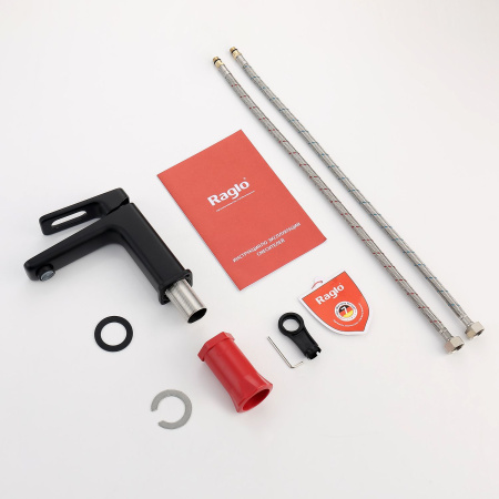 Смеситель для раковины Raglo R51.10.06, черный