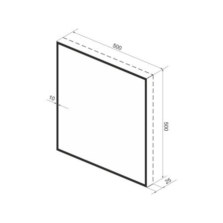 Зеркало с фоновой LED-подсветкой Wellsee 7 Rays' Spectrum 172200340