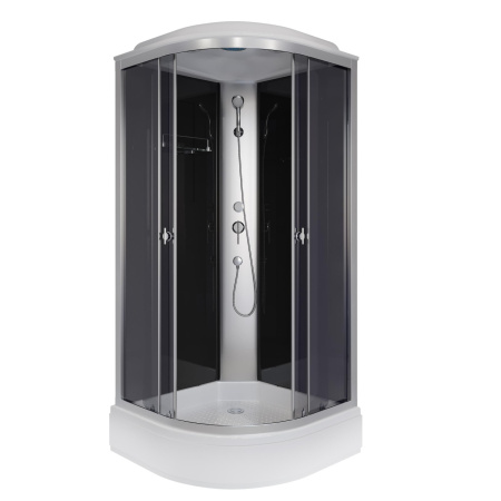 Душевая кабина Niagara Eco E90/26/TN (90х90х215) средний поддон(26см),стекло тонированное, 4 места