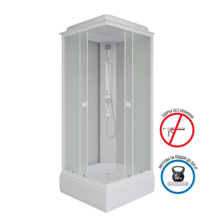 Душевая кабина Niagara Promo P80/26Q/MT (80х80х215) 4 места