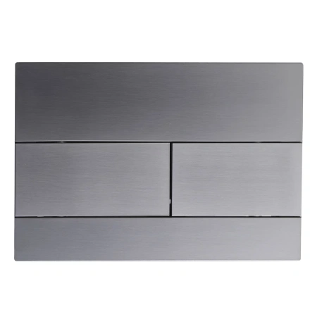 Кнопка смыва Veconi FLUSH V7, FLV7-GM, 240х162х10, пластик, оружейная сталь матовая