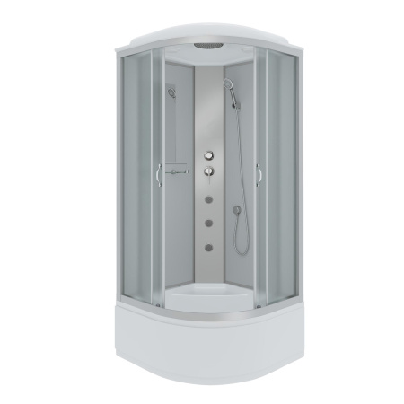 Душевая кабина Niagara Classic NG-2307-14G (80х80х215) высокий поддон(40см),стекло матовое