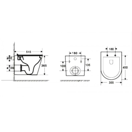 Унитаз с инсталляцией WeltWasser MARBERG 410 + SALZBACH 004 MT-BL + MAR 410 SE