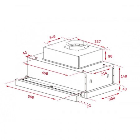 Кухонная вытяжка TEKA CNL 6815 PLUS INOX