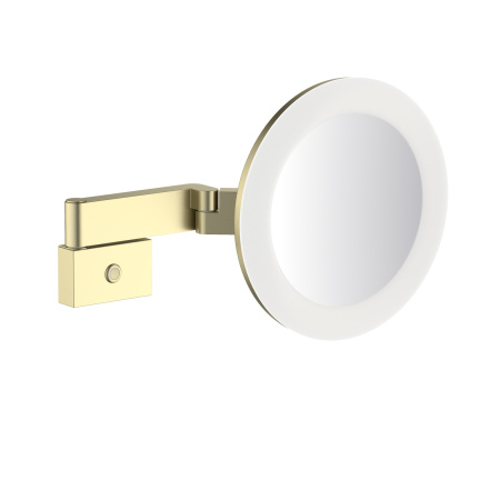 Зеркало косметическое с подсветкой TIMO Petruma 15276/17, матовое золото