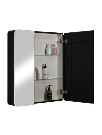 Зеркало-шкаф Reflexion Black LED 760х850 RF2002BL