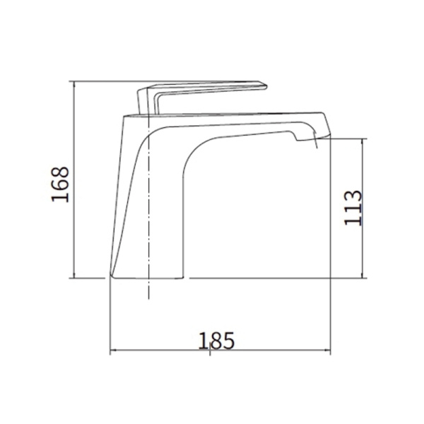 Смеситель для раковины FASHUN A1061, хром