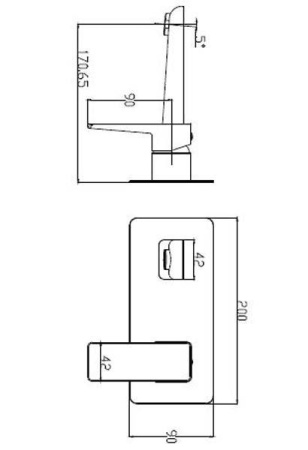 Смеситель для раковины OMNIRES Parma PM7415BL