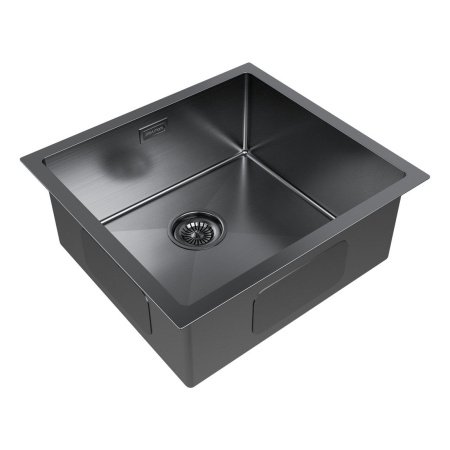 Мойка Paulmark GERBERG 48 UNI PM254844-GM 440х480х200 мм, нержавеющая сталь, вороненая сталь
