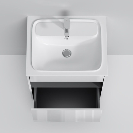 M8FFUX0601WG Func База под раковину AM.PM, 1 ящик (pull-out), 60 см, цвет белый глянец