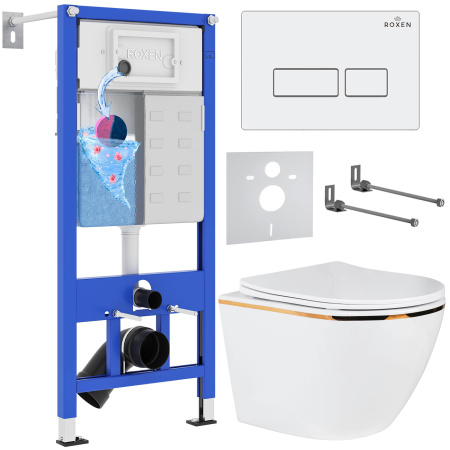 Комплект 6 в 1 Roxen StounFix Dual Fresh 850609 (состоит из: 710200, Caspia 410280W, 530110-01G)