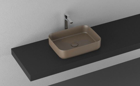 Раковина ISVEA Infinity накладная 500*360*120 цвет коричневый 10NF65050SV-2H