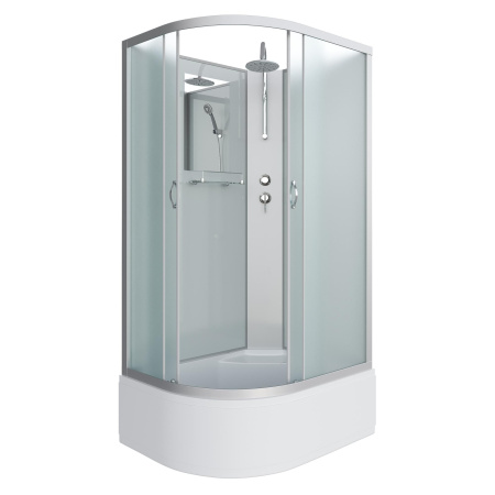 Душевая кабина Niagara Classic NG-2310-14RBKT (120х80х210) высокий поддон(40см),стекло матовое