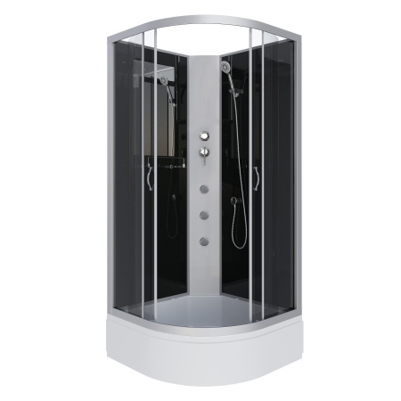 Душевая кабина Niagara Classic NG-3502-14BKG (100х100х200) средний поддон(26см),стекло тонированное