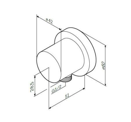 Шланговое присоединение AM.PM F0600E00