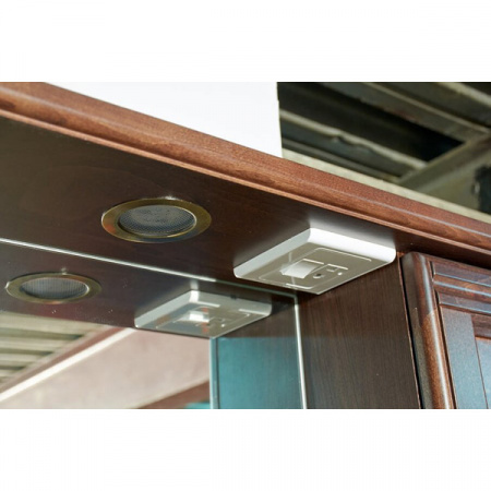 Зеркало-шкаф Misty Дублин 70 R орех/стекло