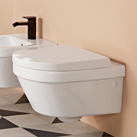 Унитаз подвесной Villeroy&Boch Architectura 4694HR01 с сиденьем микролифт