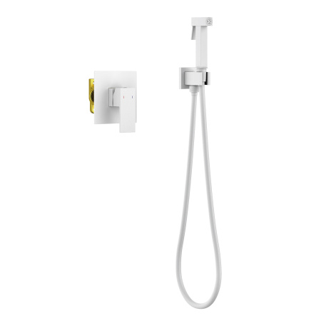 Гигиенический душ со смесителем TIMO Selene 2089/16SM, белый