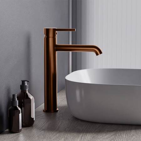 360250500 Scandinavian Pure Смеситель для раковины Damixa высокий, розовое золото