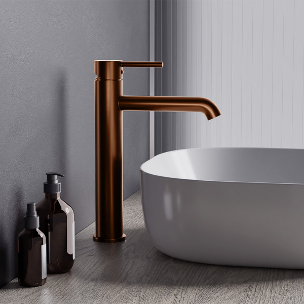 360250500 Scandinavian Pure Смеситель для раковины Damixa высокий, розовое золото