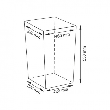 Плетеная корзина для белья с крышкой WasserKRAFT Ammer WB-370-L