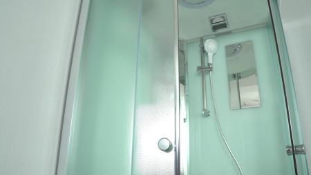 Душевая кабина Timo Comfort T-8802L Fabric Glass  120*85*220+турецкая баня хамам+стульчик прозрачный