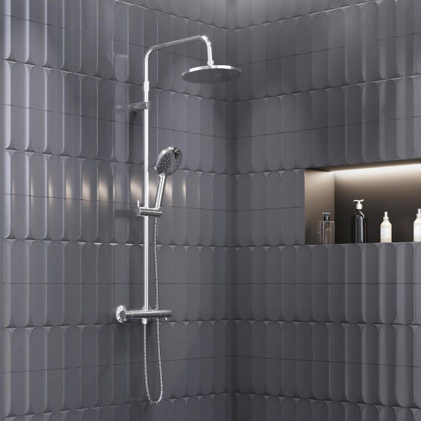 Душевая система AM.PM 977800000 Jupiter с термостатом