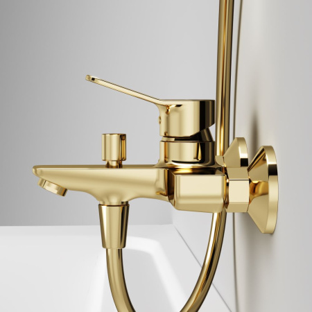 F85A10099 X-Joy, Смеситель для ванны и душа AM.PM, золото