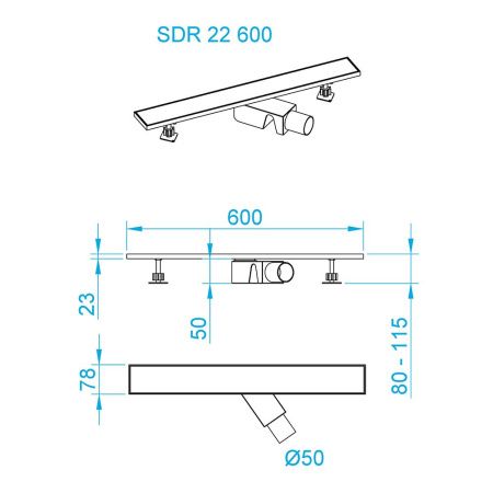 Душевой трап RGW SDR-22 47212260-01