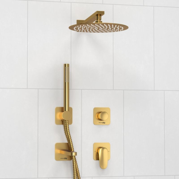 A3651.283.284.180.259.285.194.286 Встраиваемый комплект для ванны WasserKRAFT с верхней душевой насадкой, лейкой