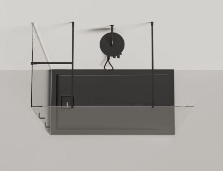 Душевой поддон Salini CAPRI 150x80 покраска по RAL полностью 120211MF