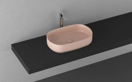 Раковина ISVEA Infinity накладная 550*360*120 цвет лососевый матовый 10NF65055SV-2S
