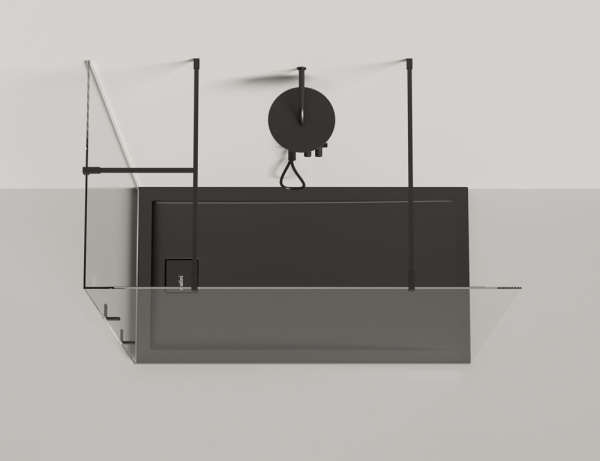 Душевой поддон Salini CAPRI 150x80 покраска по RAL полностью 120221MF